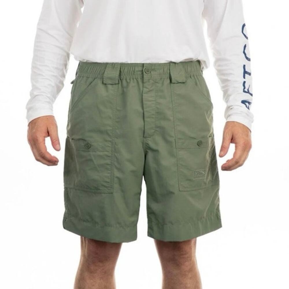 AFTCO Original men's fishing short in longer length 8” size 30